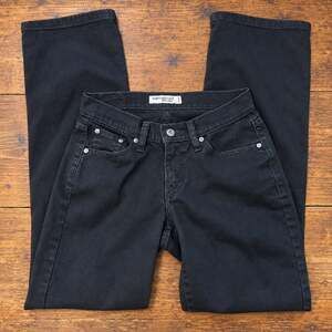 Levi Strauss & Co. Curvy Boot Cut Black Jeans Size 4 Medium non stretchy